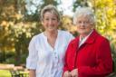 Jackie Knowles, left, and Ruth Perfitt who defied medics after receiving liver transplants. Photo: Bill Smith