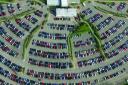 A busy car park at the N&N. Photo: Mike Page