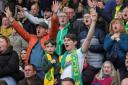 City fans sing loud and proud during the defeat to Leeds