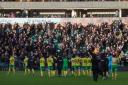 City's players and David Wagner applaud fans after drawing against Swansea