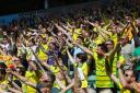 City fans were in full voice at Carrow Road against Leeds United