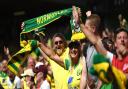 Norwich City fans during the Premier League match at Carrow Road, Norwich. Photo: Joe Giddens/PA Wire.