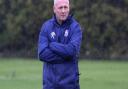 Paul Lambert watches an Ipswich training session Picture: ROSS HALLS