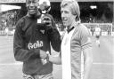 Justin Fashanu and Phil Boyer (Southampton). Photo: Archant