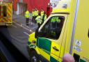 A scene is taped off after Norwich fans were allegedly attacked outside Bramall Lane. Picture: @ncfckeith