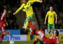 Flashback to 2011, with Wes Hoolahan in action for Norwich City against Bristol City. Photo: Bill Smith