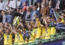 Norwich City celebrate promotion to the Premier League. Picture: Matthew Usher