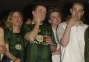 Norwich City fans watch as their football team suffered 6-0 defeat to Fulham in 2005, the last time Norwich was relegated from the Premier League. Pictures:SONYA BROWNCopy:For: EDP/EN©EDP 2005