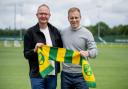 Johannes Hoff Thorup (right)  has been confirmed as Norwich City's new head coach, with Glen Riddersholm.