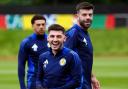 Grant Hanley and Billy Gilmour in relaxed mood ahead of Scotland's Euro2024 opener