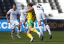 Josh Sargent goes down under Harry Darling's challenge