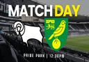 Norwich City travel to Derby County this afternoon.