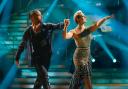 JB Gill and Amy Dowden during an appearance on Strictly Come Dancing (Guy Levy/BBC/PA)