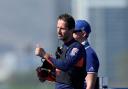 Sir Ben Ainslie guided Great Britain to victory in both of Wednesday’s races (Bernat Armangue/AP)