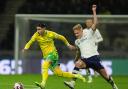 Borja Sainz (left) scored again as Norwich City drew 2-2 with Preston North End