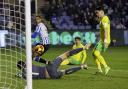 Borja Sainz had a goal disallowed for offside in Norwich City's 2-0 Championship defeat at Sheffield Wednesday