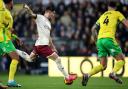 Bristol City's Anis Mehmeti opens the scoring against Norwich