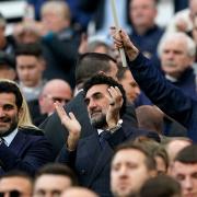 Newcastle United's new owners at their game with Crystal Palace on Wednesday.