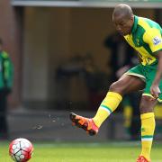 Former Canaries star Andre Wisdom at the Barclays Premier League match at Carrow Road, Norwich. Picture by Paul Chesterton/Focus Images Ltd