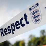 A FA Respect Barrier. PHOTO; Matthew Usher