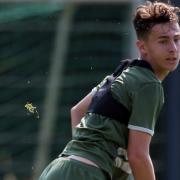 Tom Scully of Norwich U23s during training at Hotel Klosterpforte, Harsewinkel, Germany. Photo: Paul Chesterton/Focus Images Ltd