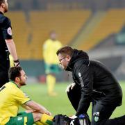 An all too familiar sight - Matt Jarvis on the ground injured Picture: Nick Butcher