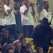 The England band were on duty as Carrow Road hosted an under-21 international last week Picture: Paul Chesterton/Focus Images