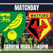 Norwich City host Watford in the Championship this evening.