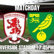 Norwich City travel to Middlesbrough to continue their pursuit of the Championship's top six.