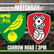 Norwich City face Rotherham United at Carrow Road on Saturday.