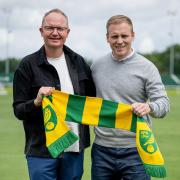 Johannes Hoff Thorup (right)  has been confirmed as Norwich City's new head coach, with Glen Riddersholm.