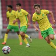 Tony Springett started for Norwich City's U21s in their Premier League Cup defeat to Exeter on Wednesday night.