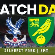 Norwich City travel to Selhurst Park to face Crystal Palace in the Carabao Cup second round tonight.