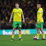 Marcelino Nunez, right, and Kellen Fisher - standing tall at Carrow Road