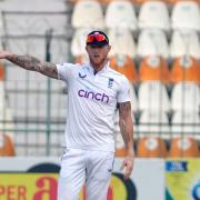 Ben Stokes saw Pakistan move beyond 350 on the second morning (KM Chaudary/AP)