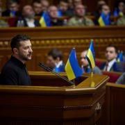 Volodymyr Zelensky said Ukraine is not prepared for any ‘trade-offs involving territory or sovereignty’ (Press Service Of The President Of Ukraine/AP)