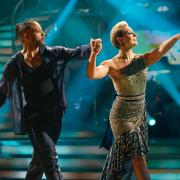 JB Gill and Amy Dowden during an appearance on Strictly Come Dancing (Guy Levy/BBC/PA)