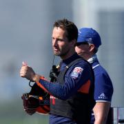 Sir Ben Ainslie guided Great Britain to victory in both of Wednesday’s races (Bernat Armangue/AP)