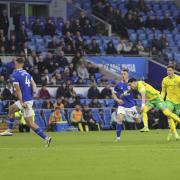 Borja Sainz opens the scoring for Norwich City